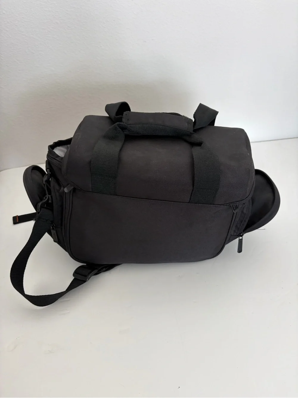 Black Camera/Equipment Shoulder Bag - Compact Protective Carry
